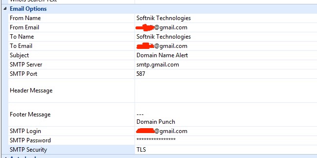 GMail settings for domain email alerts