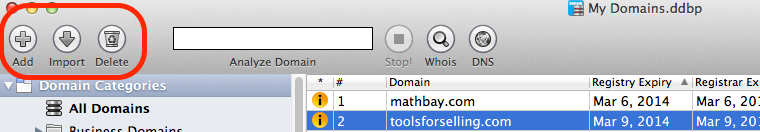 adding domains (mac)