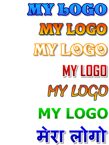 Sample Textual Logos Created with Domain logo Designer