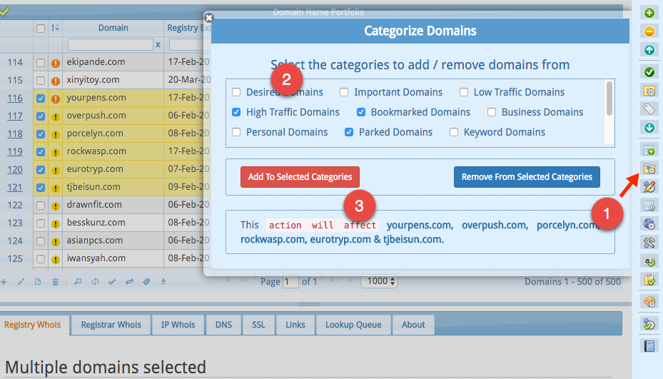 Categorizing Domains