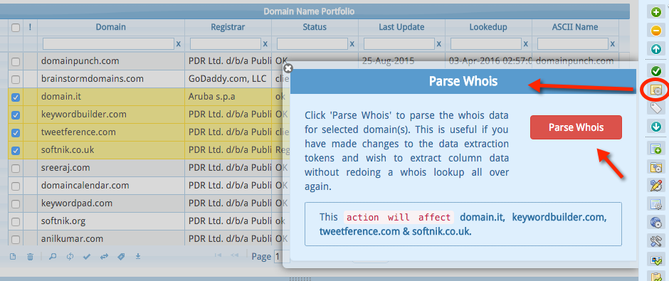 Parse Domain Whois