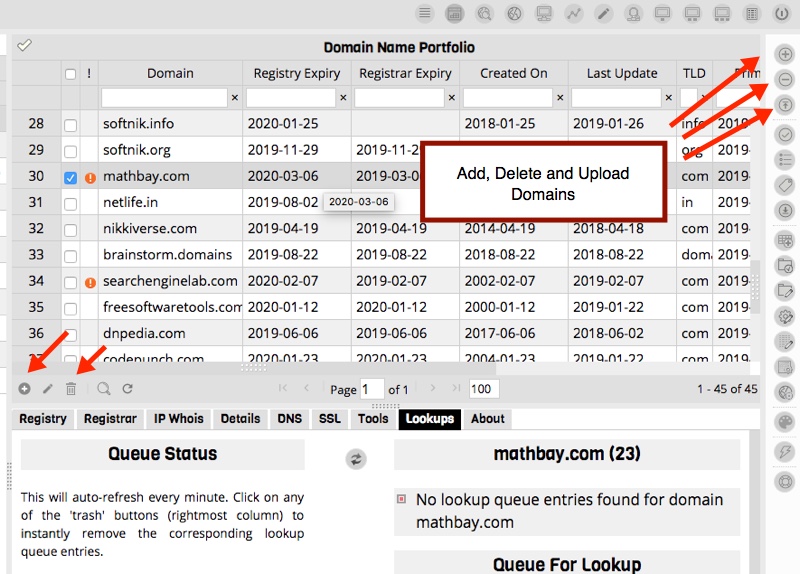 Adding Domains