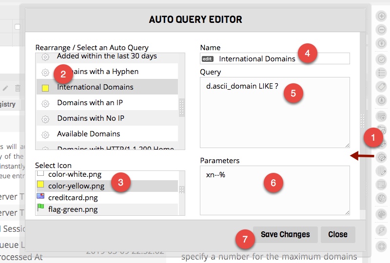 Domain Auto Query Filters