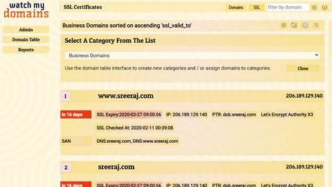 Domain Alert Monitor