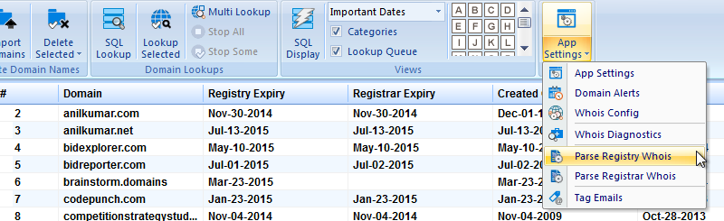 Whois Data Parsing