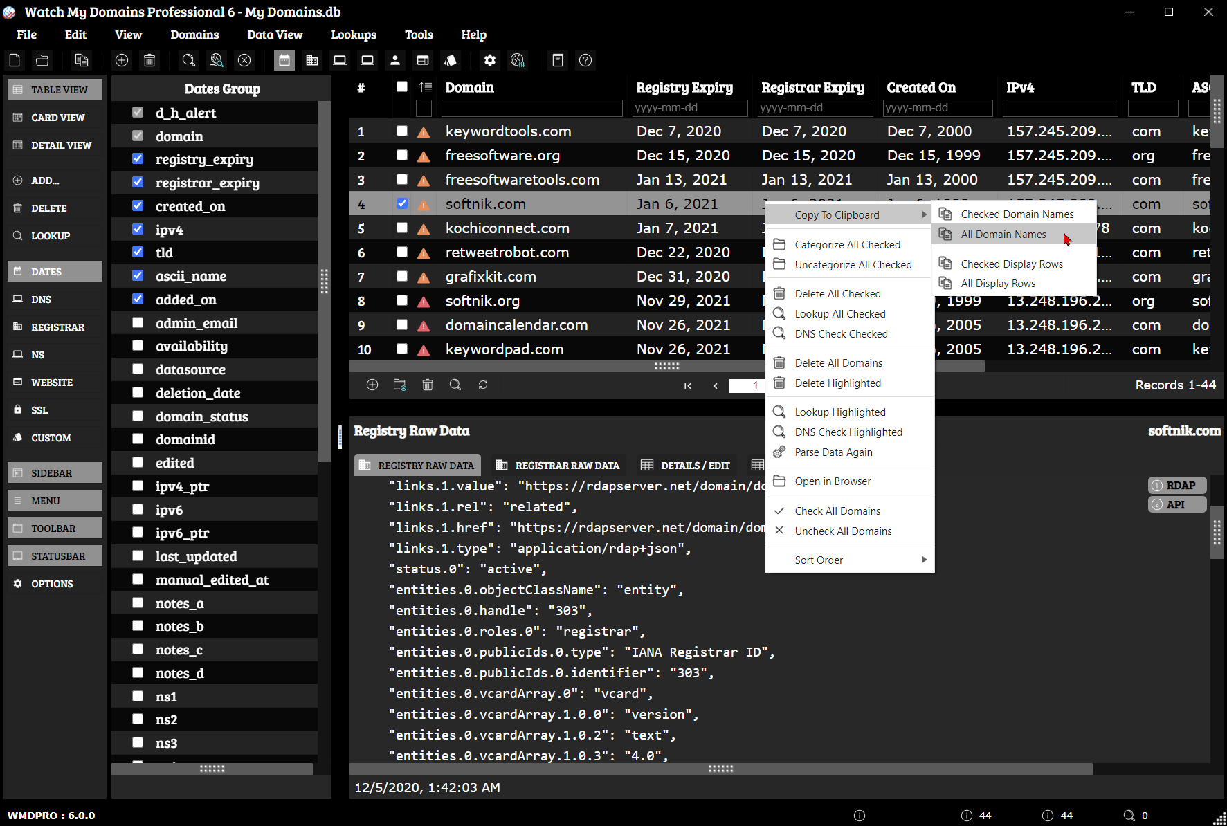 Domain Watch List - Intuitive IT